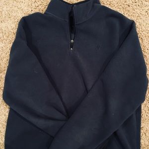 Men’s size large blue fleece jacket.